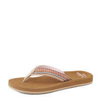 thumbnail: Reef Baja Elana  teenslippers bruin/roze