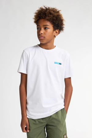 T-shirt met backprint wit