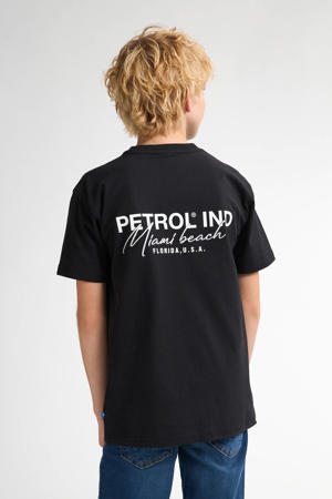 T-shirt met backprint zwart