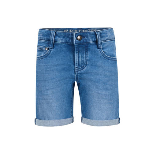 Retour Jeans straight denim short light blue denim Korte broek Blauw Effen - maat 140 afbeelding