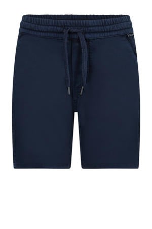straight sweatshort donkerblauw