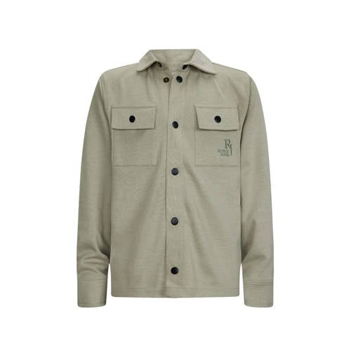 Retour Jeans overshirt zachtgroen Overhemd Jongens Katoen Klassieke kraag