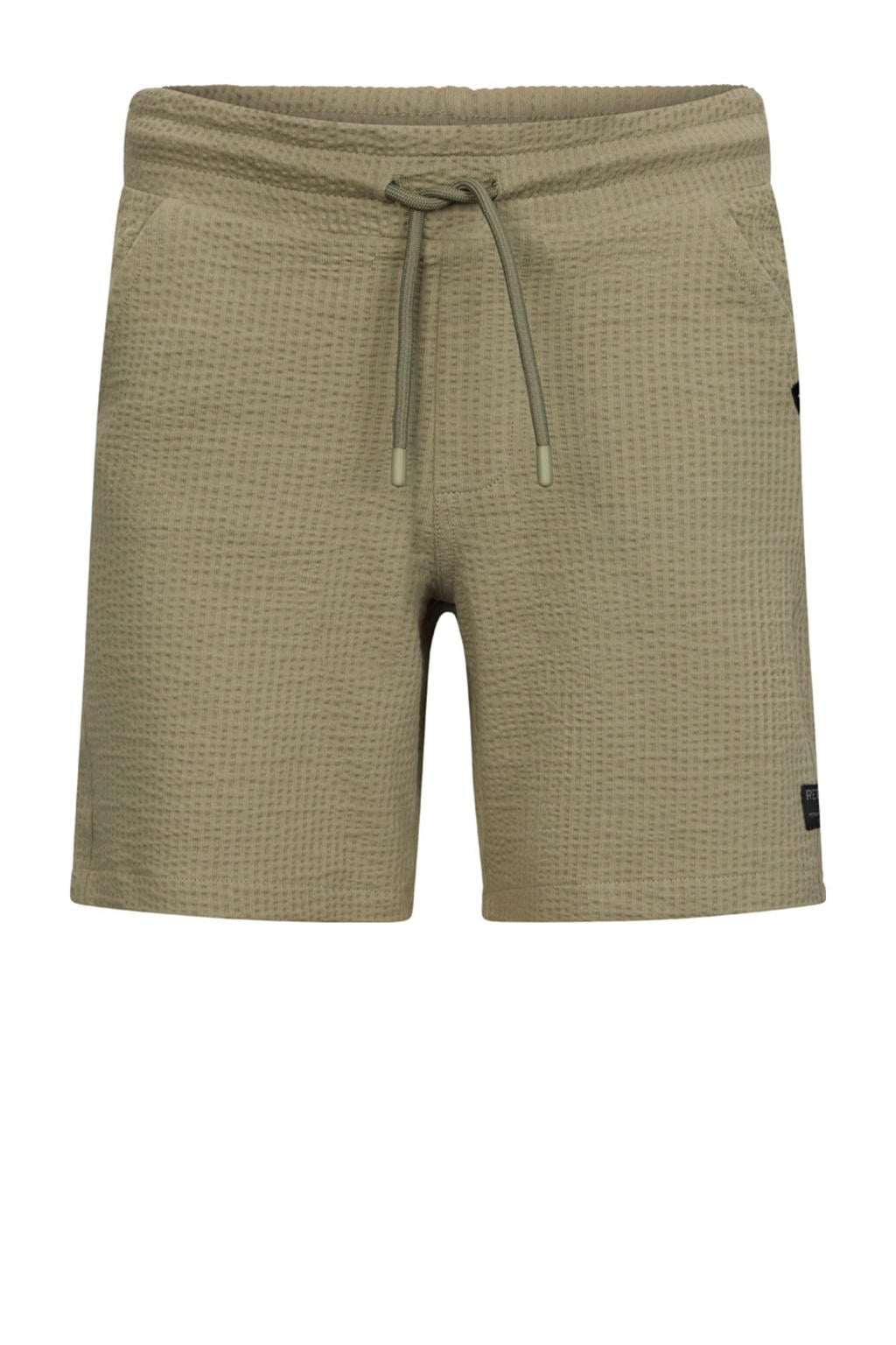 Groene jongens Retour Jeans straight casual short van stretchkatoen met regular waist en effen