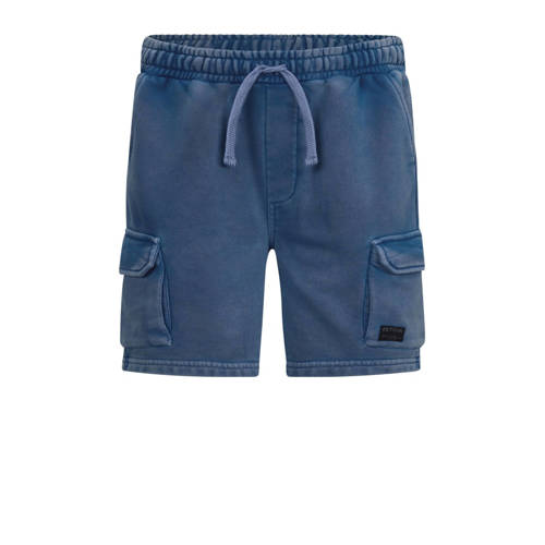 Retour Jeans relaxed cargo sweatshort blauw Korte broek Effen - maat 146/152 afbeelding