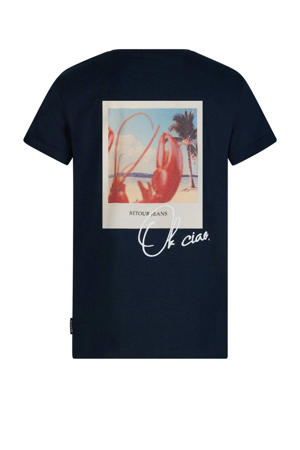 T-shirt donkerblauw
