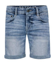 thumbnail: Retour Jeans denim straight short light blue denim