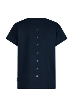 T-shirt donkerblauw