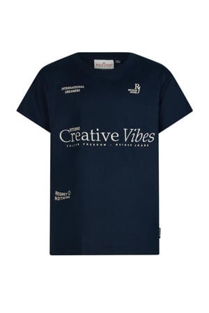 T-shirt donkerblauw