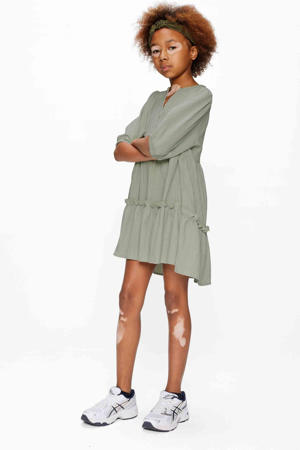 midi jurk groen