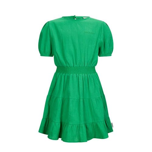 Retour Jeans midi jurk groen Meisjes Katoen Ronde hals Effen - maat 134/140 afbeelding
