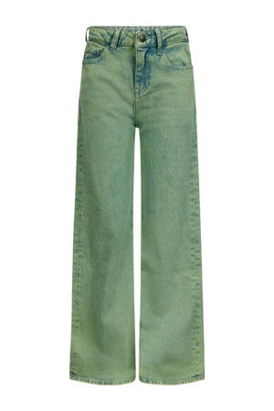 loose fit jeans groen