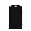 Retour Jeans mouwloze top zwart rib gebreid