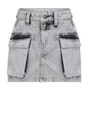 thumbnail: Retour Jeans denim spijkerrok grey denim