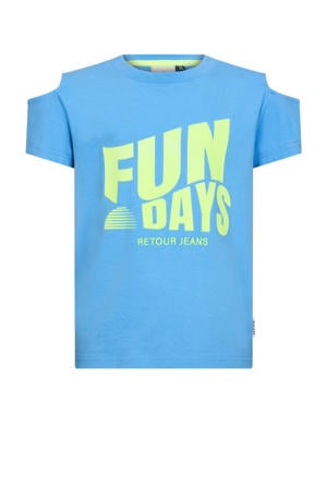 T-shirt blauw