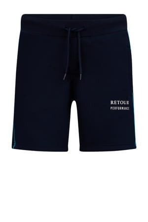 regular sweatshort donkerblauw