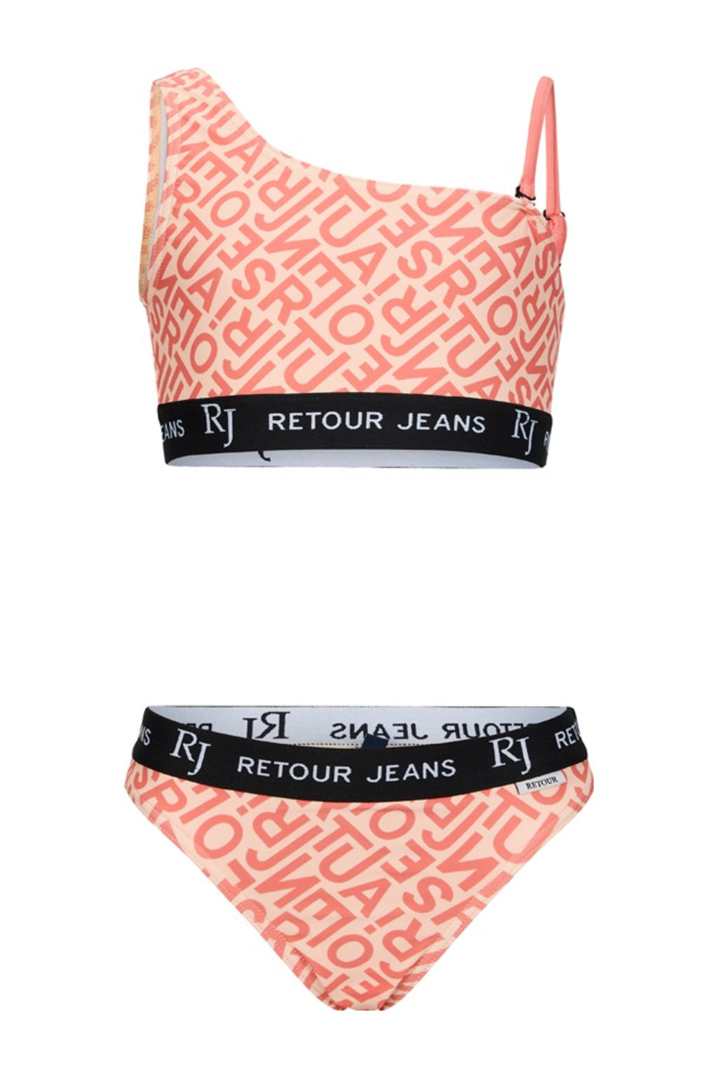 Retour Jeans crop bikini zacht oranje