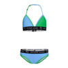 Retour Jeans triangel bikini hemelsblauw/groen