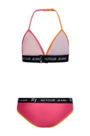 thumbnail: Retour Jeans triangel bikini fuchsia/oranje