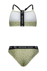 thumbnail: Retour Jeans crop bikini lichtgroen/zwart