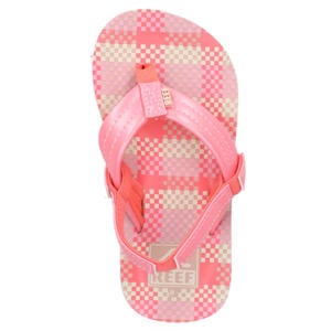 Little Ahi teenslippers met hielbandje roze