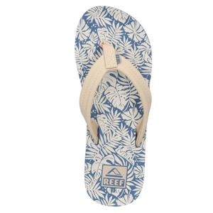Kids Ahi teenslippers ecru/blauw