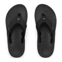 thumbnail: Zwarte jongens Reef Santa Ana teenslippers van tpr/thermoplastisch rubber en textiel 