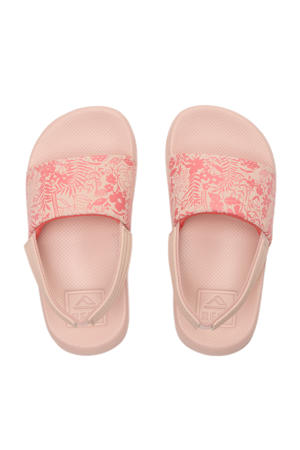 Little One Slide  badslippers met hielbandje roze