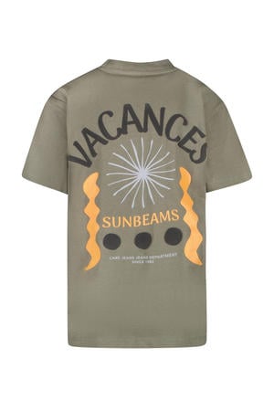 T-shirt olijfgroen