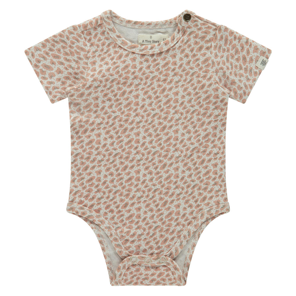 A Tiny Story romper roze/beige