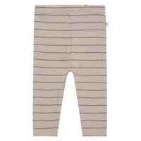 thumbnail: Ecru jongens A Tiny Story regular babybroek van stretchkatoen met elastische tailleband en effen