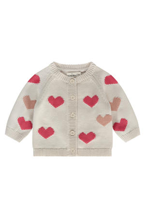 gebreid vest ecru