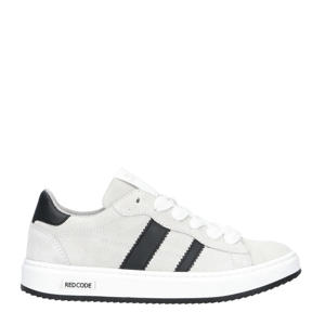   suède sneakers grijs