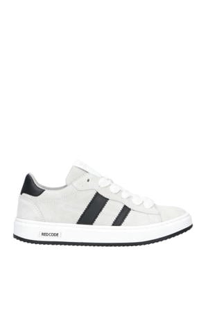suède sneakers grijs