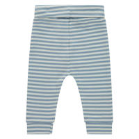 thumbnail: Blauw en witte Babyface regular babybroek van stretchkatoen met elastische tailleband en effen