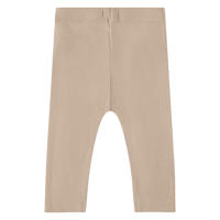thumbnail: Beige Babyface regular babybroek van stretchkatoen met elastische tailleband en effen