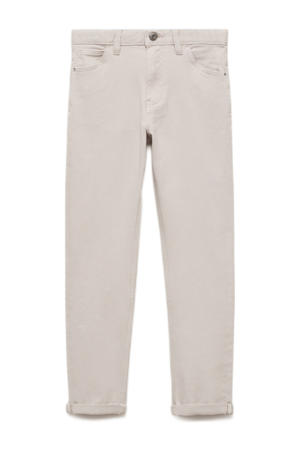 straight casual broek grijs