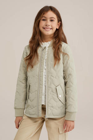 bomberjack groenbeige