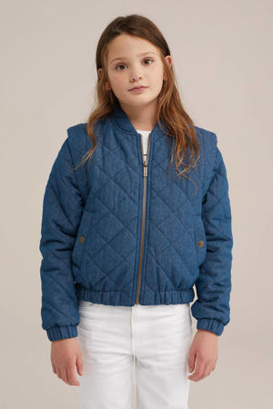 zomerjas dark blue denim