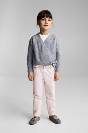 casual broek lichtroze