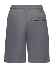 thumbnail: Grijze jongens Airforce sweatshort met elastische tailleband met koord en effen