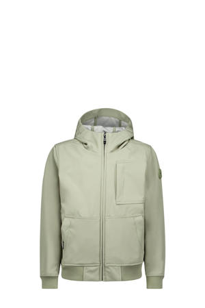 softshell jas mintgroen