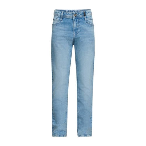 Retour Jeans straight leg jeans light blue denim Blauw Jongens Stretchdenim