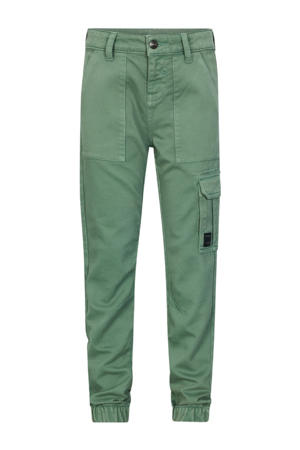 straight casual broek groen