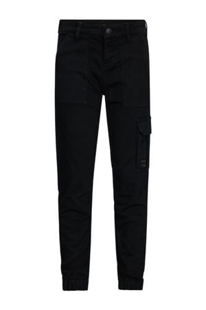 straight casual broek zwart