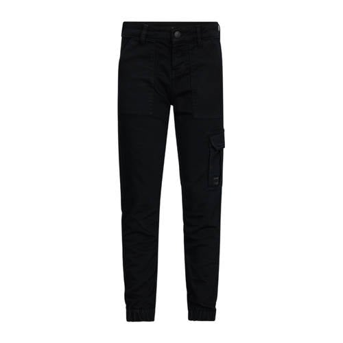 Retour Jeans straight casual broek zwart Jongens Stretchkatoen Effen
