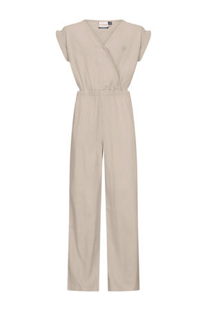 loose jumpsuit beige