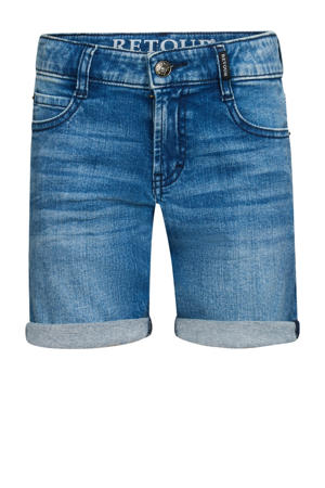 regular denim short medium blue denim