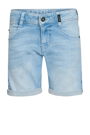 regular denim short light blue denim
