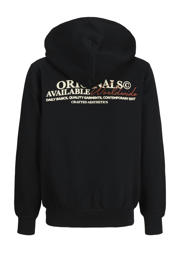 thumbnail: JACK & JONES JUNIOR hoodie met backprint zwart