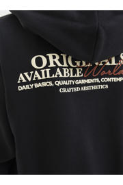 thumbnail: JACK & JONES JUNIOR hoodie met backprint zwart